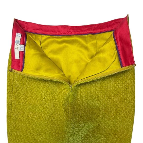 Boden Women’s Mustard Wool Blend Pencil Skirt Lined Size UK 10 / US 6 - Picture 4 of 10